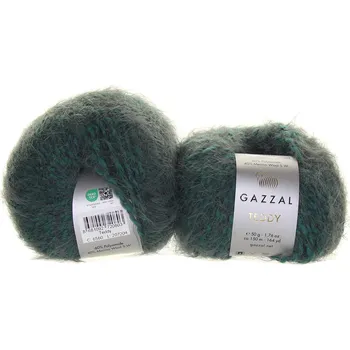 Příze Gazzal Příze Teddy 6560 petrolejově zelená