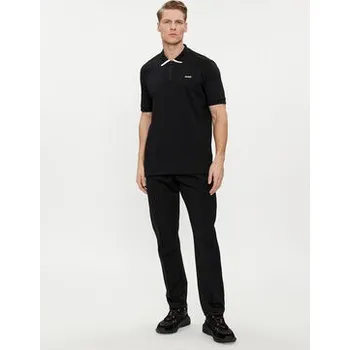 Pánská košile Hugo Polokošile Dalomino 50511721 Černá Regular Fit S