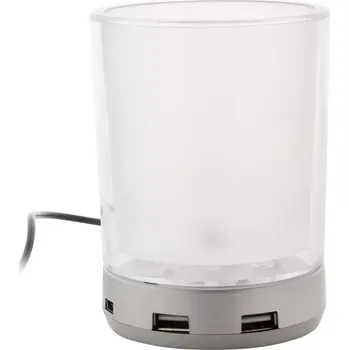 USB hub Tobi stojánek na propisky - průhledná - AP809353