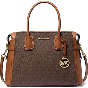 Michael Kors Mercer medium logo kabelka hnědá + doprava zdarma