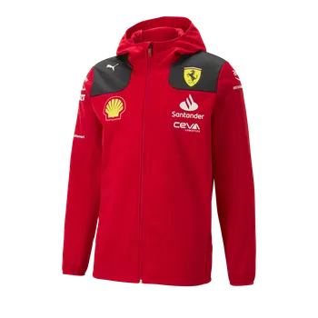 Scuderia Ferrari F1 týmová softshell bunda s kapucí SF L