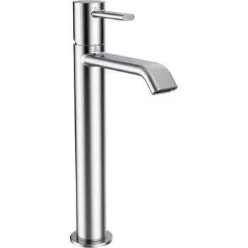 Vodovodní baterie Meda - umyvadlová páková baterie vysoká, pevný výtok 120 mm, bez automatické výpusti HF506614100000