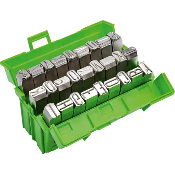 Raznice Sada raznice s písmeny poniklování, výška písma 12mm turnus 331-012