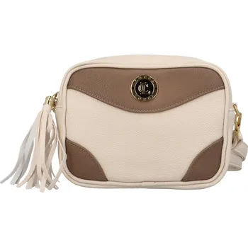 Kabelka Dámská crossbody kabelka krémová - Locca Maksym krémová