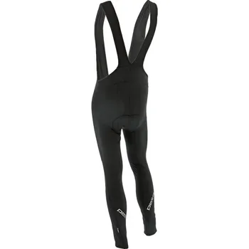 Cyklistické kalhoty Kalhoty se šlemi PELLS Black NoWind bez výstelky - XL