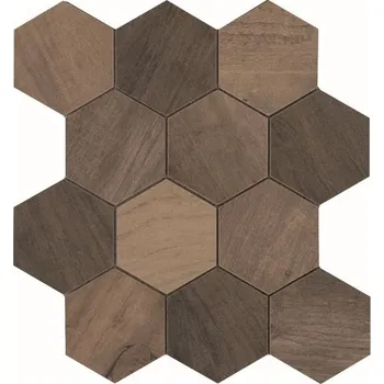 Obklad EBS Aspen hexagon 31,6x27,4 brown 4944