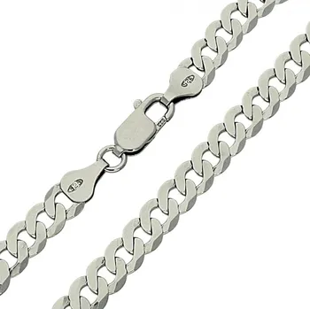 Náramek Goldstore Stříbrný náramek pancr rhodiovaný Váha: 8.27 g, Délka: 23 cm