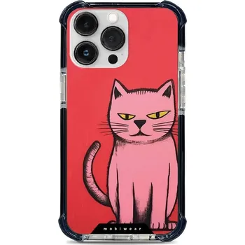 Pouzdro na mobilní telefon Odolný obal Mobiwear MagSafe Elite Bumper - Apple iPhone 13 Pro - D026D Kocourek (Odolný kryt, pouzdro, obal Mobiwear Elite Bumper na mobil Apple iPhone 13 Pro - D026D Kocourek, materiál Plast + TPU silikon + kov - zesílená ochrana telefonu, podpora)