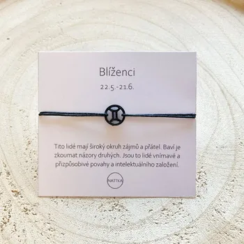 Náramek Nattka Náramek se znamením Blíženci 29648