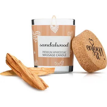 Masážní svíčka na tělo Enjoy it! Sandalwood - Magnetifico