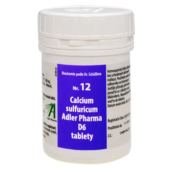 Homeopatikum ADLER PHARMA Nr. 12 Calcium sulfuricum D6 2000 tablet