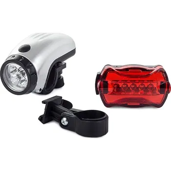 Cyklosvítilna Baterka na kolo, koloběžku, přední a zadní