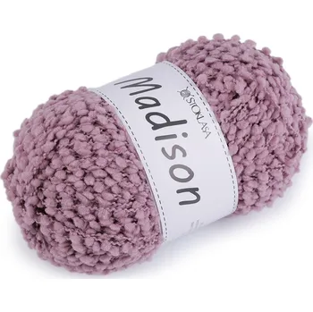 Pletací příze nopková Madison 100 g, barva 3 starorůžová