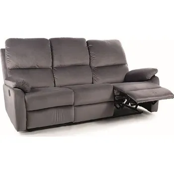 Pohovka Pohovka trojmístná šedá SPENCER 3 VELVET