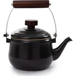 Smaltovaná konvice černá BAREBONES | 1litr