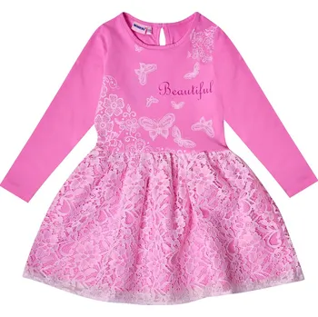 Dívčí šaty Dívčí šaty - Winkiki WKG 92565, světle růžová Barva: Růžová, Velikost: 110