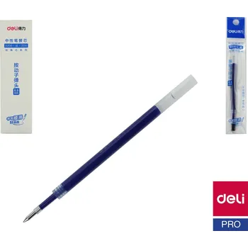 Náplň do psacích potřeb Deli Náplň do gelového pera S206 0,5 mm modrá