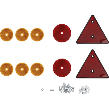 BGS Diy BGS8635, Sada odrazek pro přívěs 12dílná, bezpečnostní doplňky