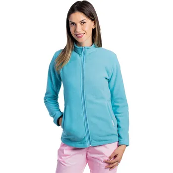 Zdravotnický oděv Světle modrá fleecová mikina na zip - unisex | drinuniforma.cz