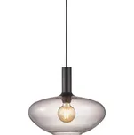 Nordlux 48973047 ALTON - Závěsný lustr s kouřovým stínidem, 1 x E27, Ø 35cm (Skeněný lustr nad jídelní stůl)