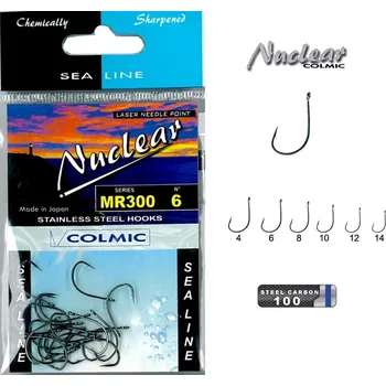 Colmic Háčky Nuclear MR300 20ks Velikost háčku: #16