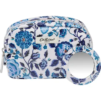 Heathcote & Ivory Cath Kidston Navy Carnation Kosmetická taška se zrcátkem