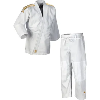 Bojový sport ADIDAS KIMONO NA JUDO CLUB WHITE / GOLD (J350) Velikost: 110