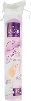 Kosmetický tampón Lybar Original Cotton Pads Extra Soft odličovací tampony 120 ks