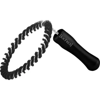 Příprava kávy JoeFrex kruhový čistící kartáč na hlavu kávovaru L černý