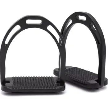 Černé hliníkové širokonášlapné třmeny