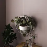 ASIR Stojan na květináč PAYANDA bílý závěsný