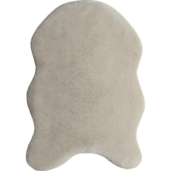 Koberec Rabbit Super Soft Dekorační kožešina imitace králíka, umělá kůže, 90 × 60 cm, béžová 03-6090