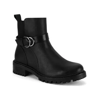 Dámské kozačky Polokozačky Clara Barson WS5600-19 Černá 37