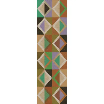 Tapeta Masureel Geometrická vliesová obrazová tapeta na zeď, hnědo-zelená, DGJOY4031-300, Joy, Masureel, velikost 0,87 x 3 m