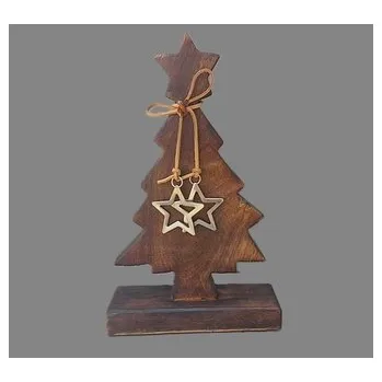 Vánoční stromek Stromek s hvězdou tmavý menší