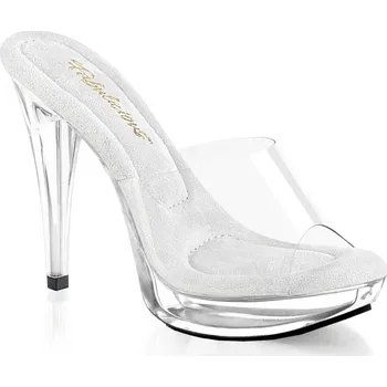 Dámské erotické boty Pleaser Cocktail-501 Clr/Clr Velikost 40