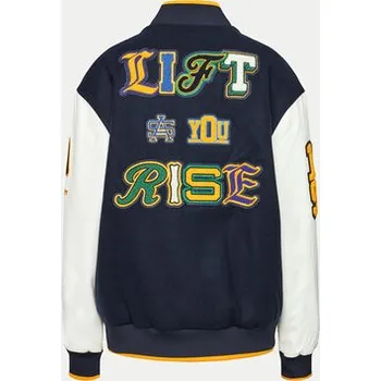 Pánská casual bunda Reebok Bunda bomber Hrn Si Var 100202342 Tmavomodrá Regular Fit S