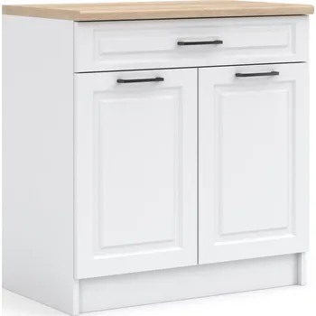 FALCO Kuchyňská skříňka Irma D80-2D1SZ bílá MAT