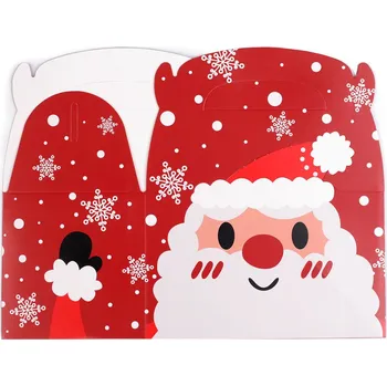 Vánoční dekorace Vánoční dárková krabička sob, Mikuláš Varianta: 2 červená Mikuláš, Balení: 1 ks