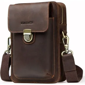 Contacts® pánská kožená taška i ledvinka Suarez Contacts MB100