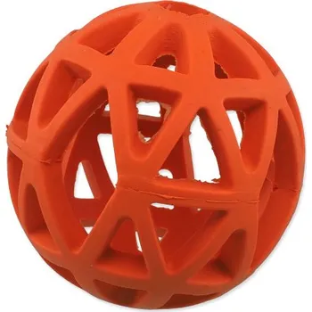Hračka pro psa Hračka Dog Fantasy míček děrovaný oranžový 9cm