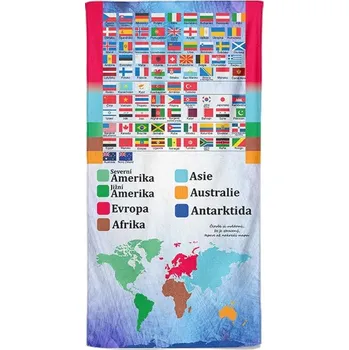 Osuška 140 x 70 cm - Nejdůležitější vlajky