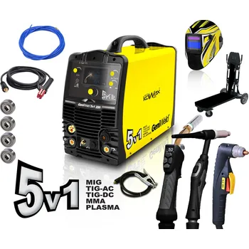 Svářečka KOWAX Svářecí invertor GeniWeld® 5v1 200 SET1 (MIG/PLASMA/ACTIG/DCTIG/MMA)