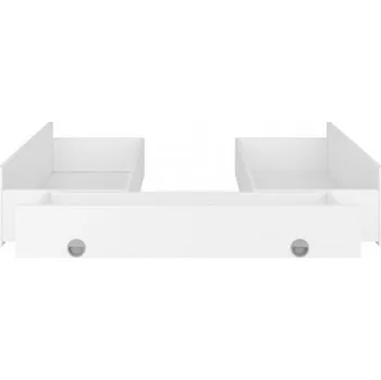 Úložný box BRW Nepo Plus šuplíky k posteli LOZ3S Bílá