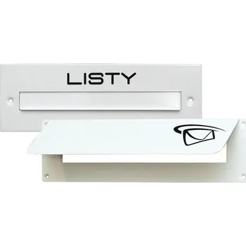 Poštovní schránka vhoz na dopisy W02 bílý