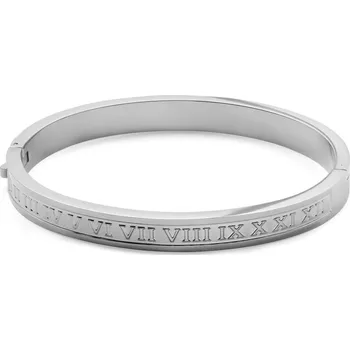 Náramek Arie kovový náramek s číslicemi stříbrné barvy - Lucleon