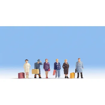 Modelová železnice Postavičky Cestující H0 - Noch 15219 (Figurky H0 1:87)