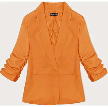 Dámské sako Tenké oranžové sako s nařasenými rukávy (22-356) odstíny oranžové M (38)