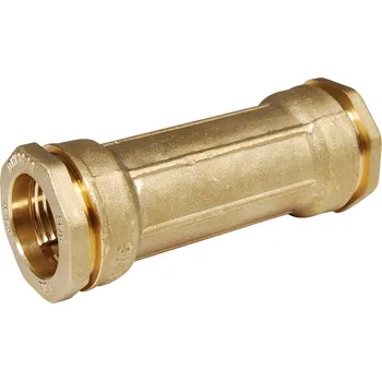 Fitinka PE mosazná spojka přímá dlouhá na polyetylénové trubky (polyš) - 32x32 4805L
