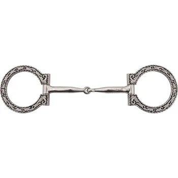 Jezdecké sedlo Westernové déčkové udidlo QUALCRAFT Antigue Velikost: 13,5 cm